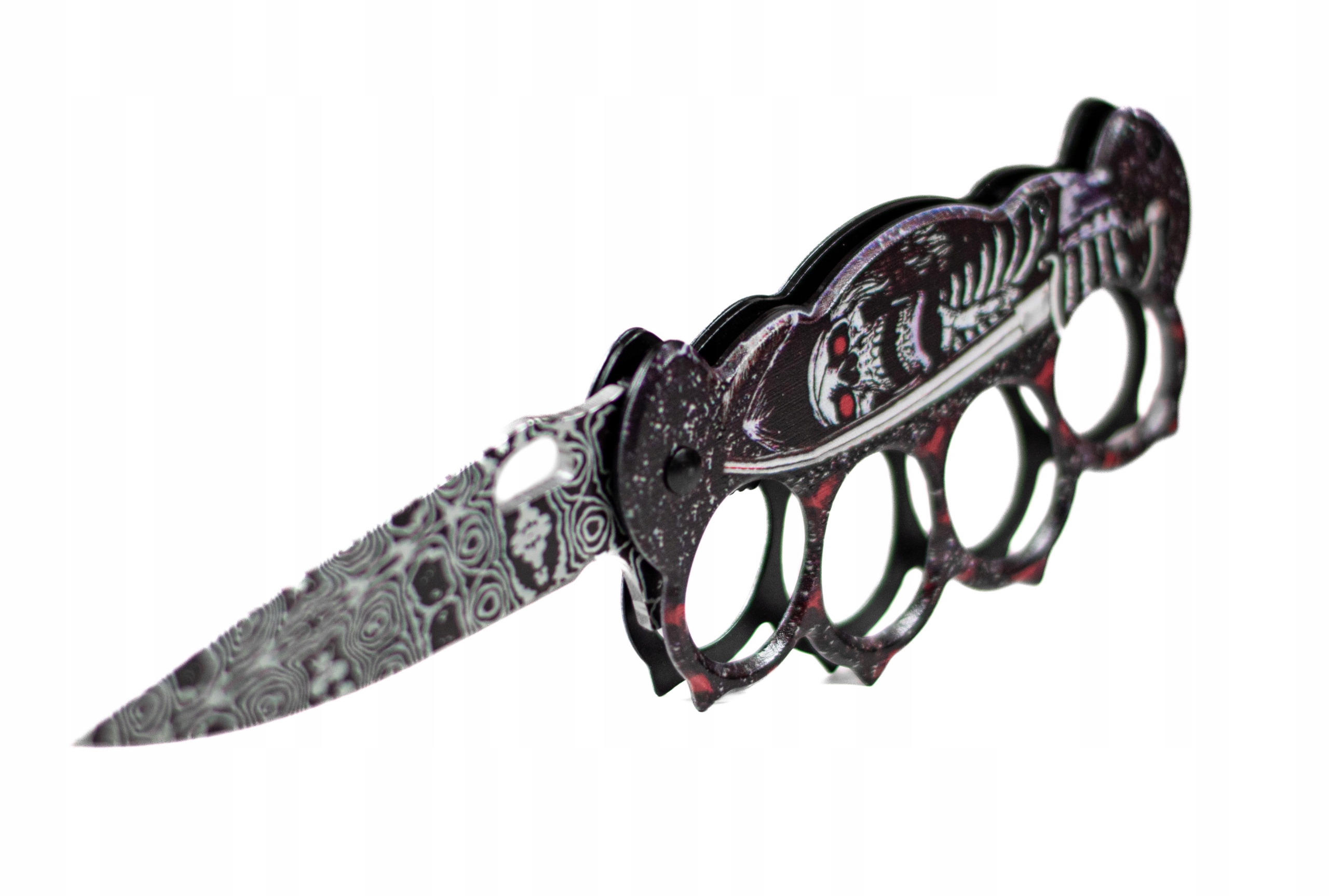 NÓŻ SCYZORYK TAKTYCZNY SKŁADANY OCHRONA AUTOMAT Model DEATH