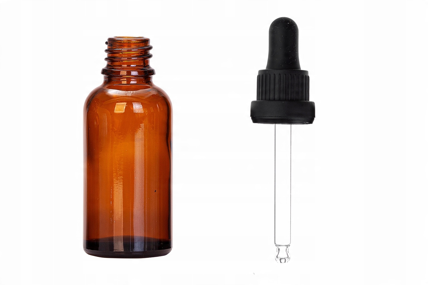

Butelka szklana brązowa 30 ml z pipetą 5 sztuk
