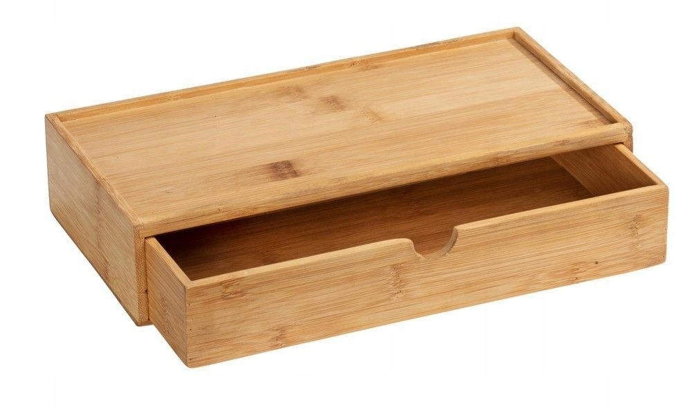 

Pudełko bambusowe Szufladka na drobiazgi Wenko