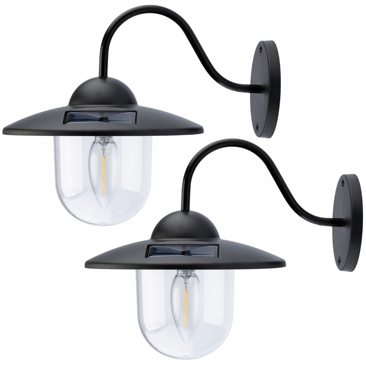 

2x Kinkiet Solarny Lampa Elewacyjna Led Dali Ogród