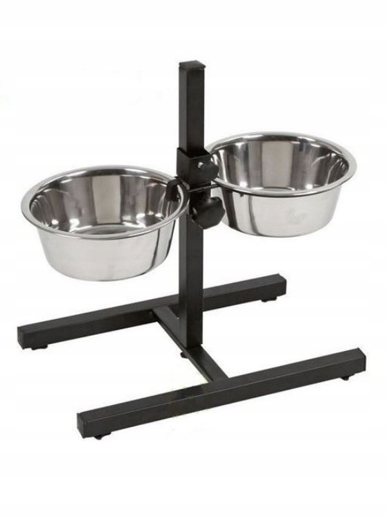 

Miski Na Stojaku Regulowanym 2x4,7 L Miska Dla Psa