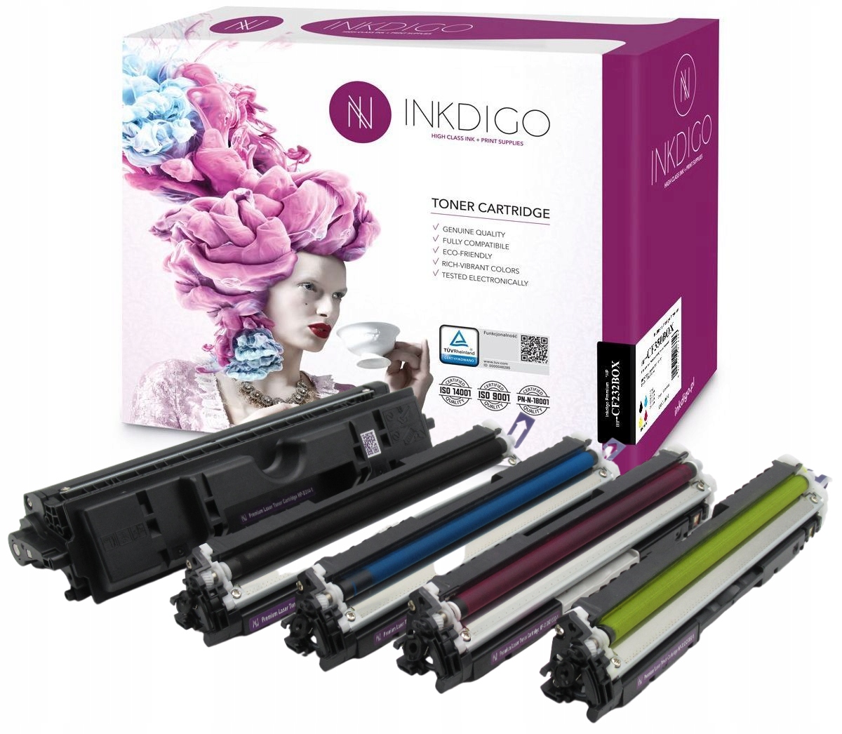 

4x Toner Bęben Hp 130A LaserJet Pro M176n M177fw