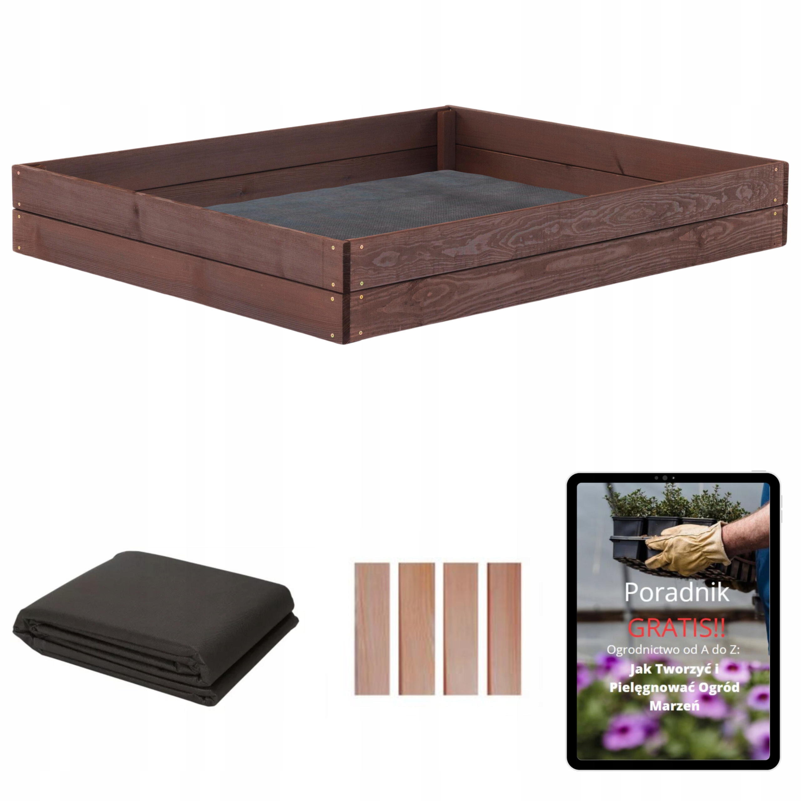 Skrzynie na Warzywa Warzywniak Impregnowany 140x80 Rabata Zielnik Eko