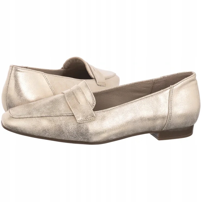 Dámské boty Elegantní Mokasíny Polobotky Ryłko Zlaté A1R69_Q_ _4TR