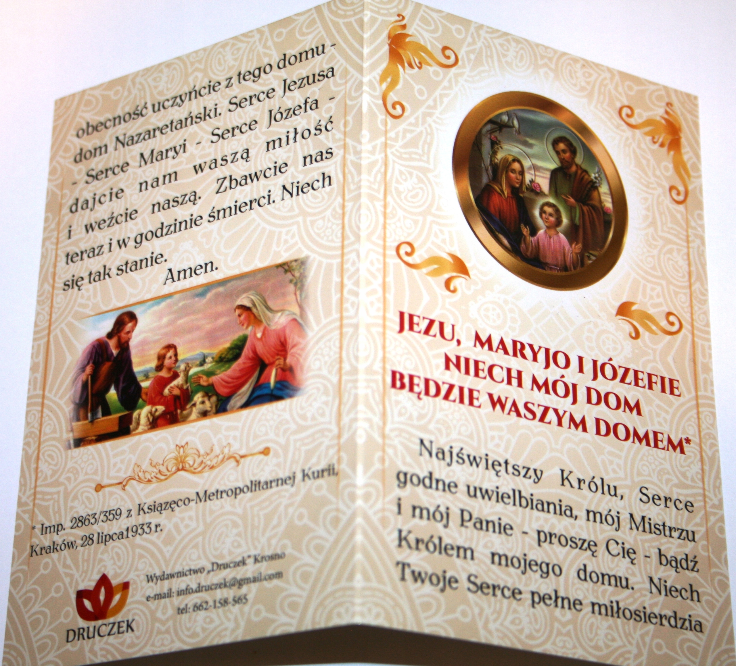 

Jezu Maryjo i Józefie niech mój dom... składanka