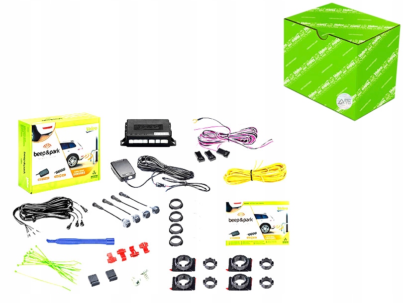 Sada Senzorov Parkovania Predná Časť 4 Ks Zvukový Signál Farba