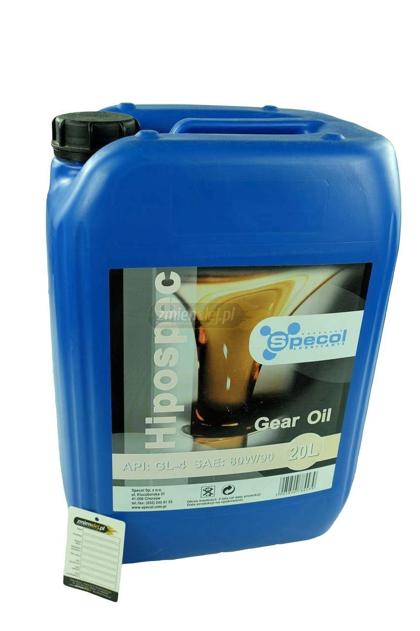 OLEJ HIPOSPEC GL4 80W90 20L 20L SPECOL