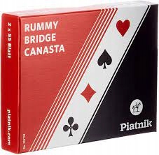 Karty do Gry PIATNIK 2 Talie Standard GRA KARCIANA Typ Podstawa