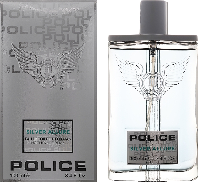 Police Silver Allure Toaletní Voda 100 ML Pro Muže