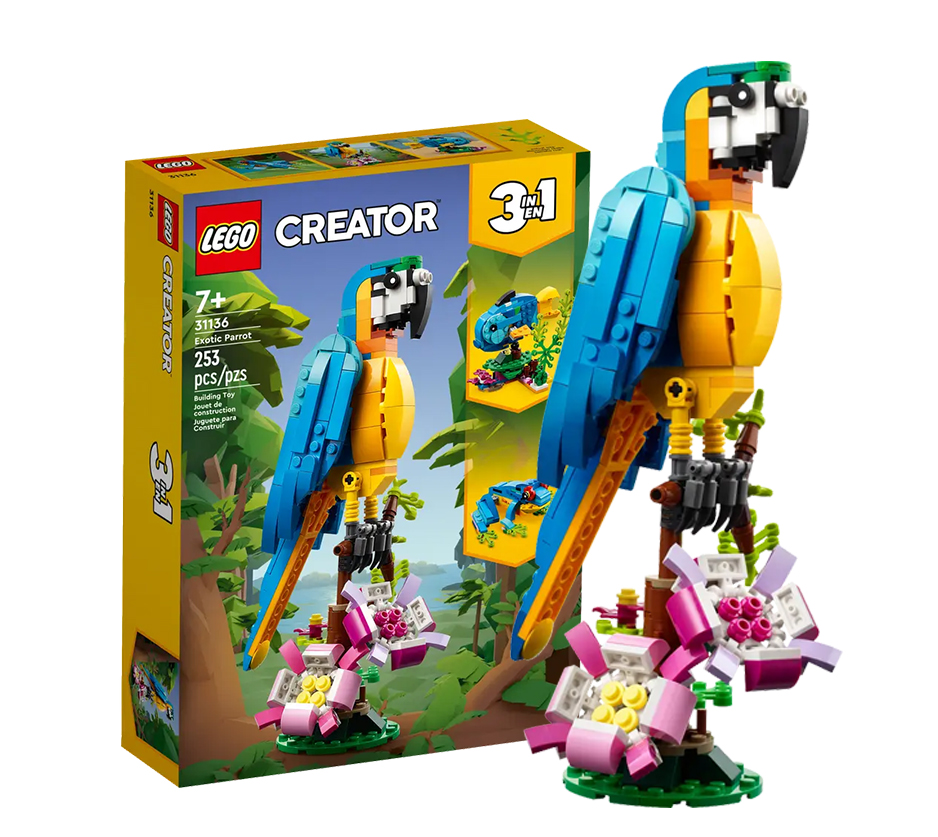 Lego Creator Exotický papoušek 31136