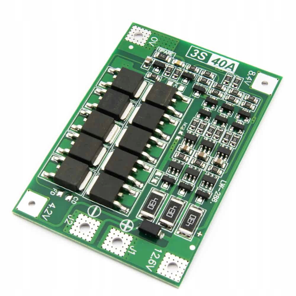

Bms Balanser 3S 40A Li-Ion 18650 Ładowarka
