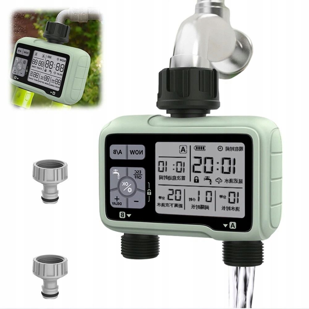 Digitální Zahradní Hodiny S 2 Výstupy Na Zavlažování Kazeila Počítač