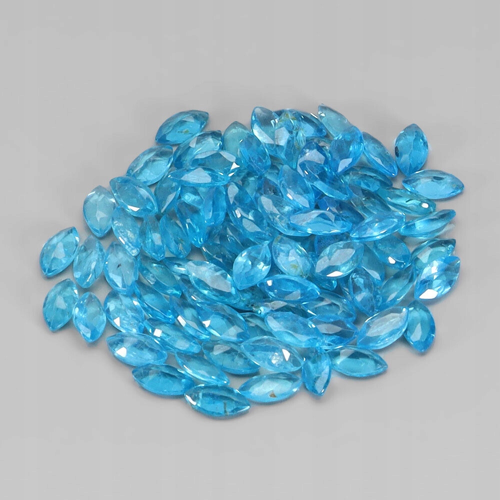 Apatits neon přírodní kameny 7.23ct 91ks