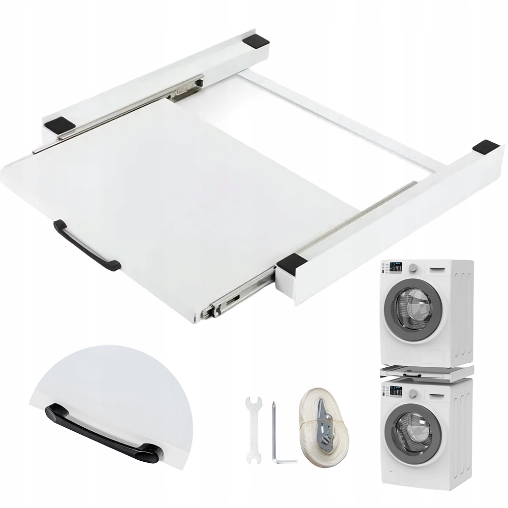 Uniwersalna Ramka Z Półką Pralka Suszarka 60X54CM 6M Linka