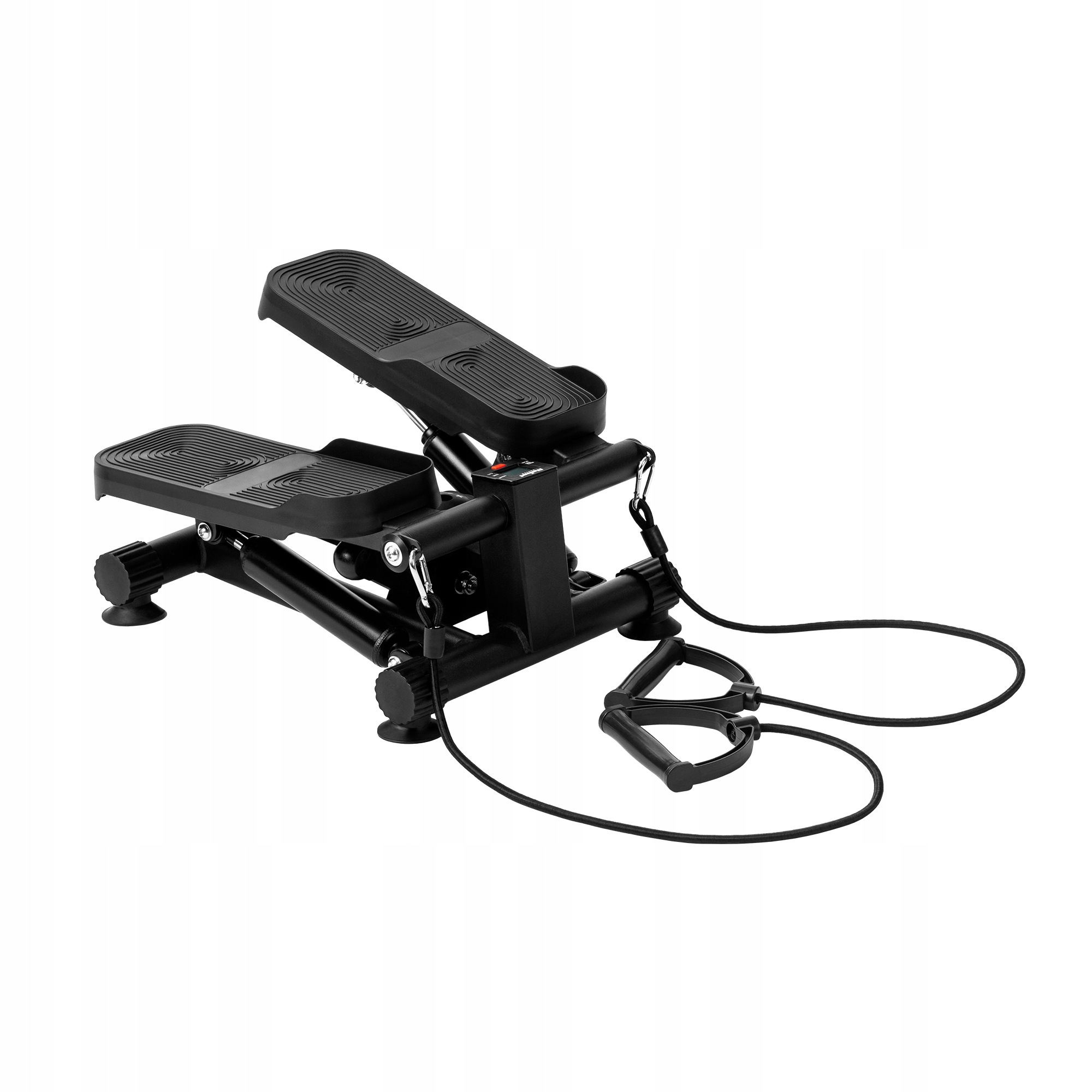 Mini stepper 2v1 LCD monitor s odporovými páskami pro trénink nohou a rukou Rebel