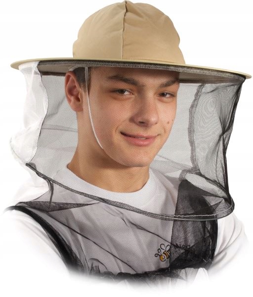

Pszczelarski kapelusz męski ochronny z siatką