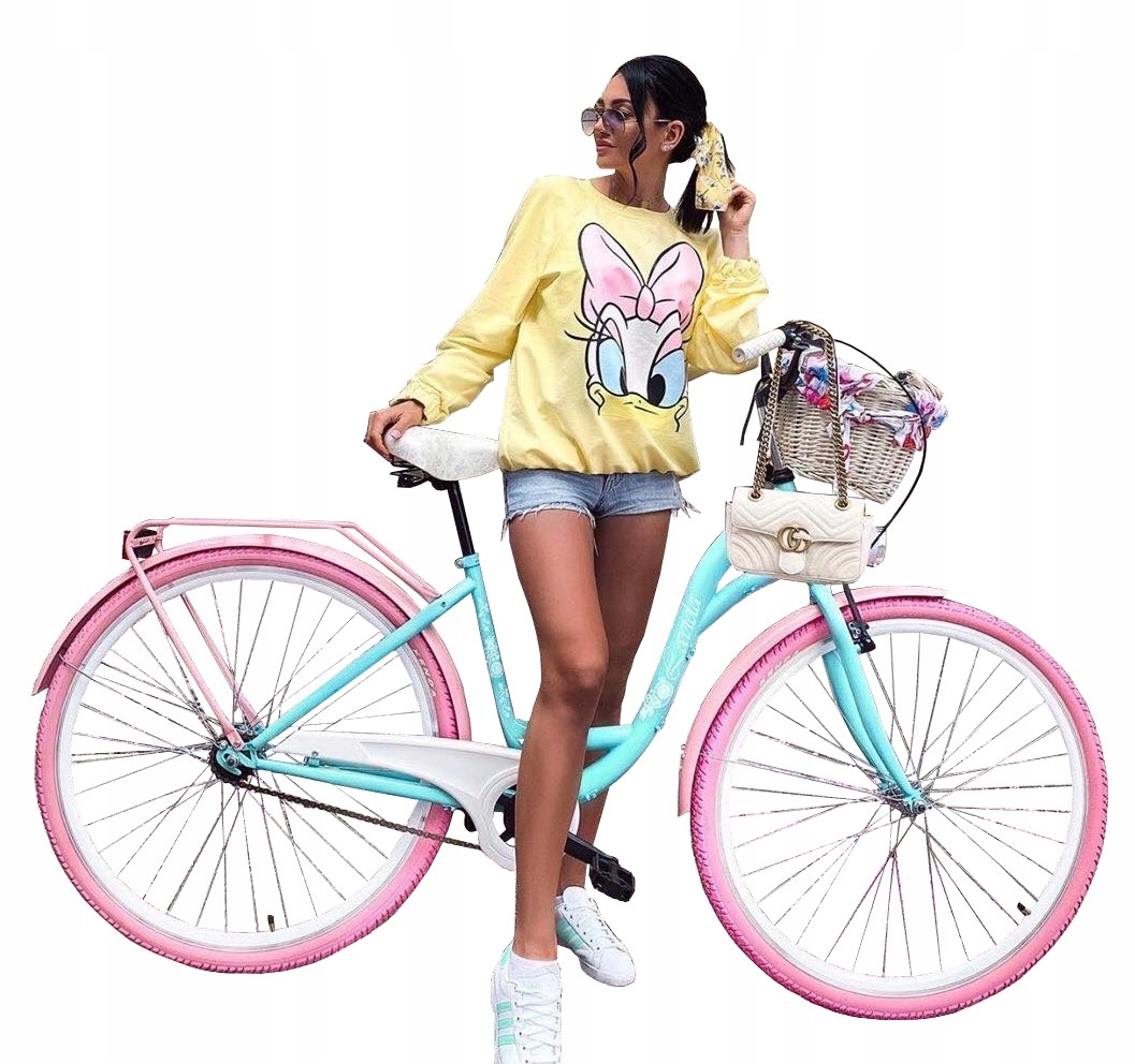 ROWER INSTAGRAMOWY 26 PINK MIEJSKI DAMKA KOMUNIA