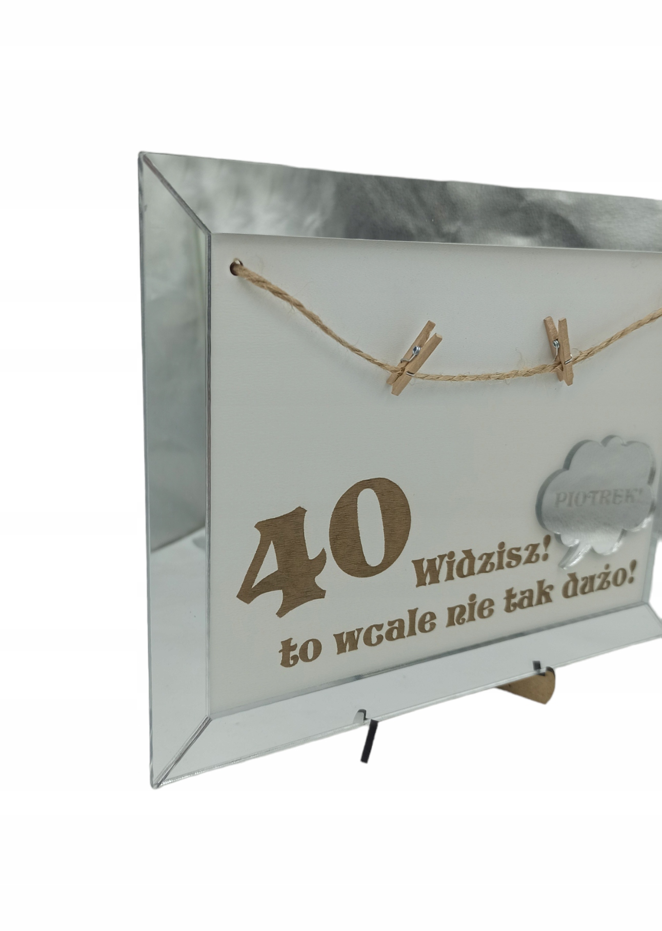

na 40 Urodziny Ramka Na Pieniądze Lustro
