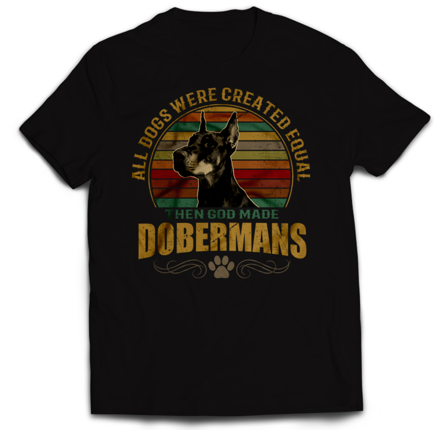 

Koszulka Doberman Tshirt Labrador York Pies M