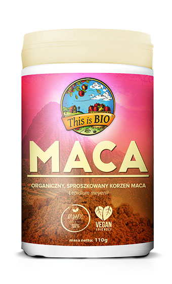 Maca Ekologický certifikát Bio Kořen síly z Peru