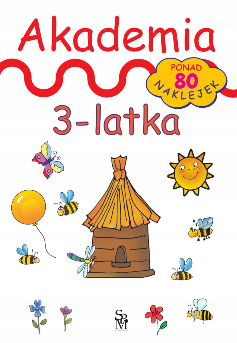 

Akademia 3-latka Zadania ćwiczenia naklejki 3 lata