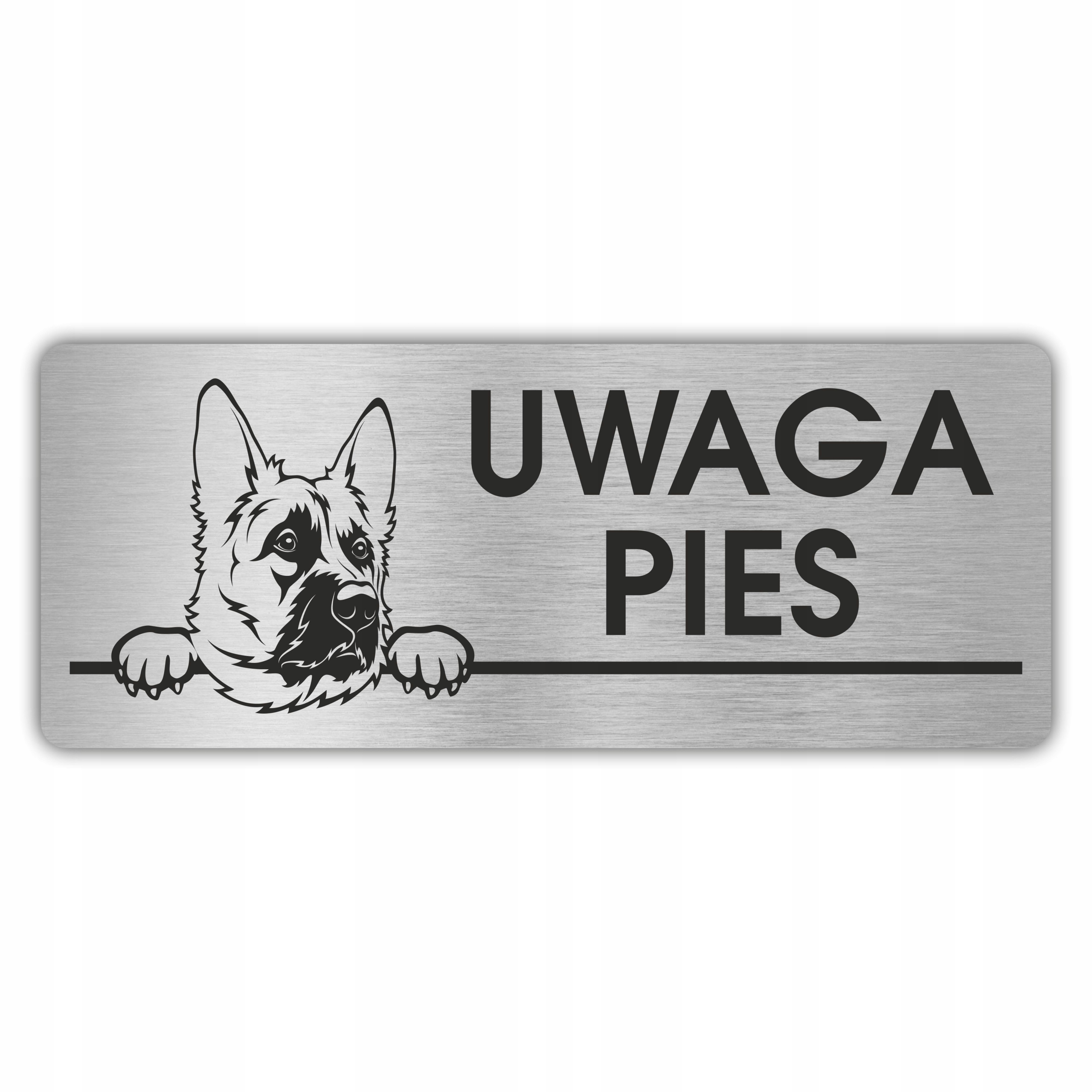 

Tabliczka Uwaga Pies - Owczarek Niemiecki - Kolory