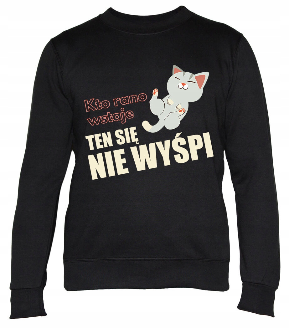 Mikina Kdo ráno vstává, ten se nevyspí 3XL
