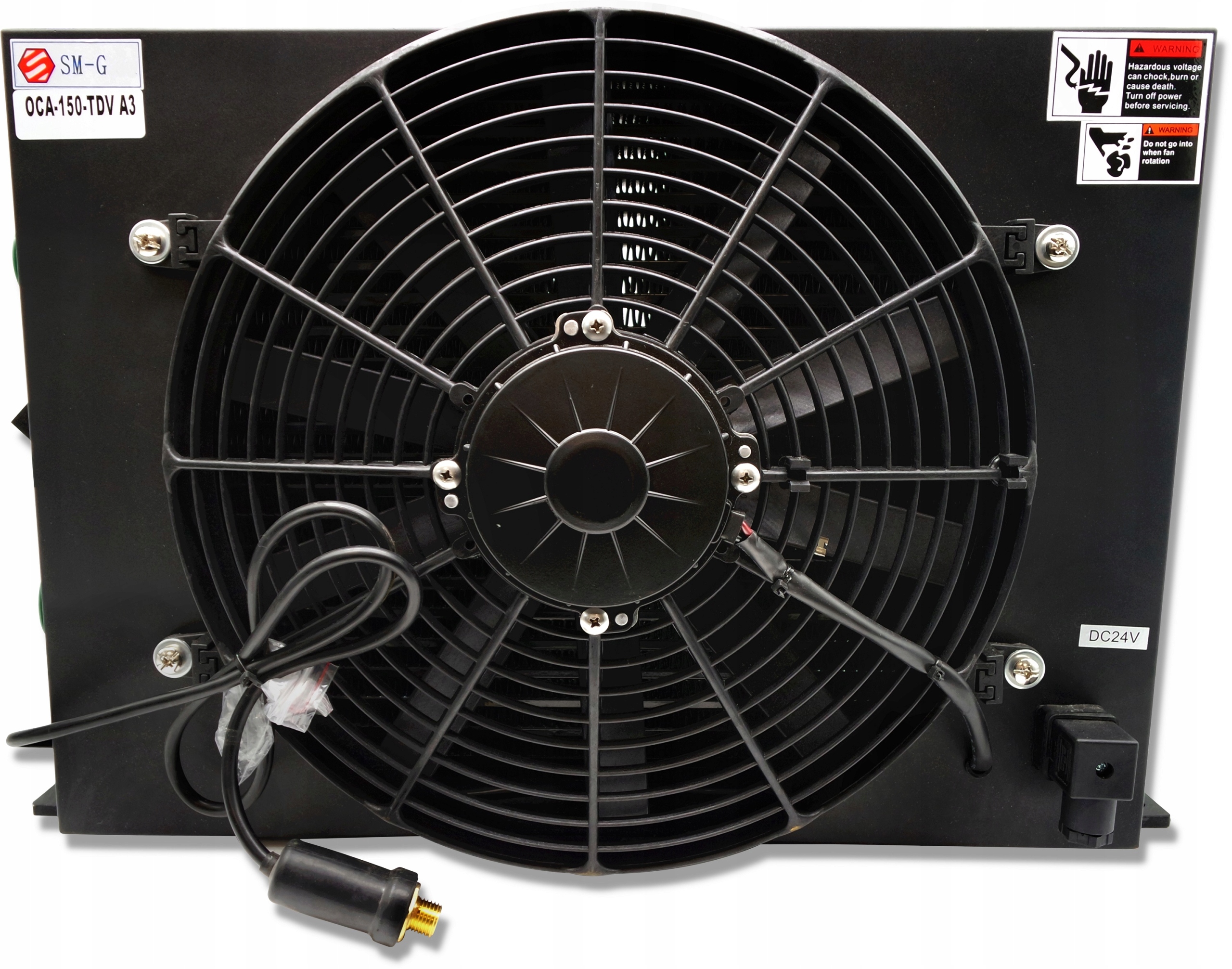 CHŁODNICA WENTYLATOR OLEJU HYDR 150L 24V TERMOSTAT