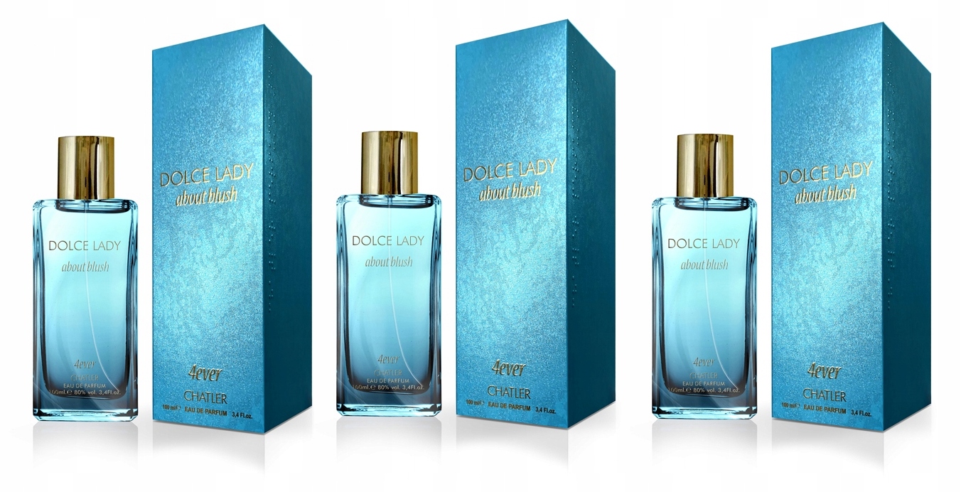 Chatler Dolce Lady About Blush 4ever Edp 3x100ml