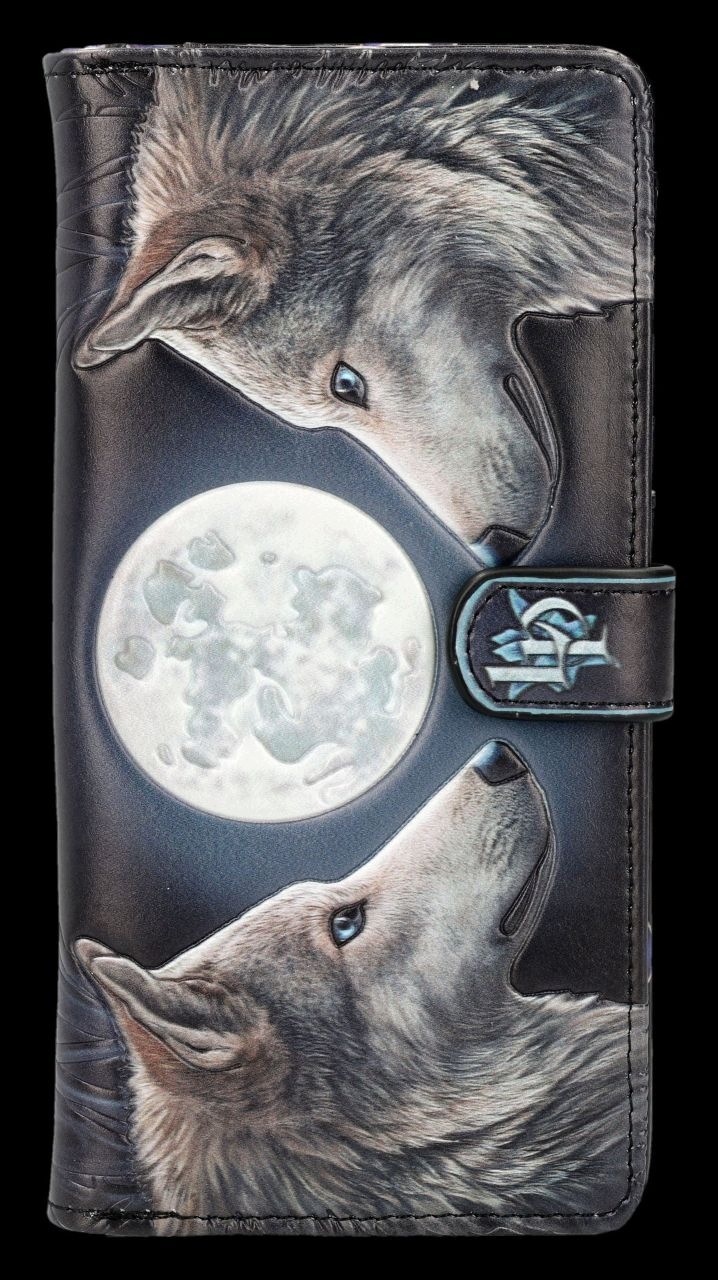 Wilk, Wolf Lunar Gaze peněženka Anglie Originál design Lisy Parkerové