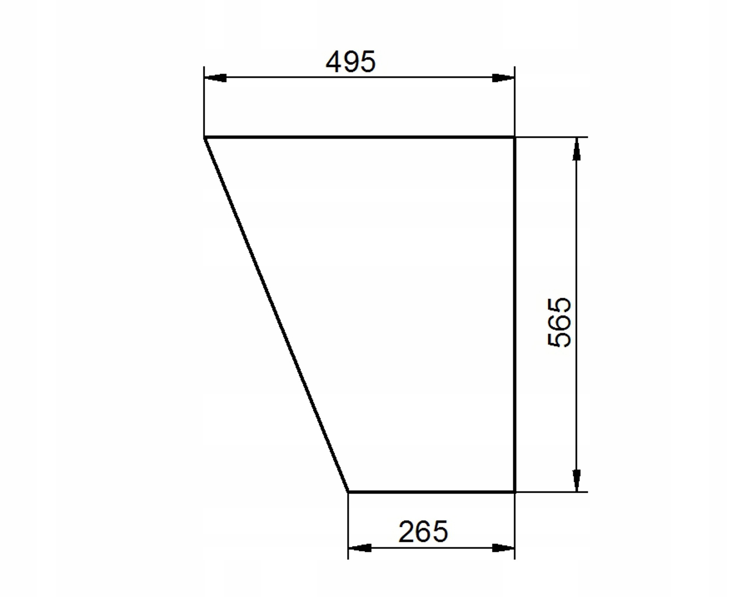 sklo John Deere kabina SG2 spodní dveře L L62577