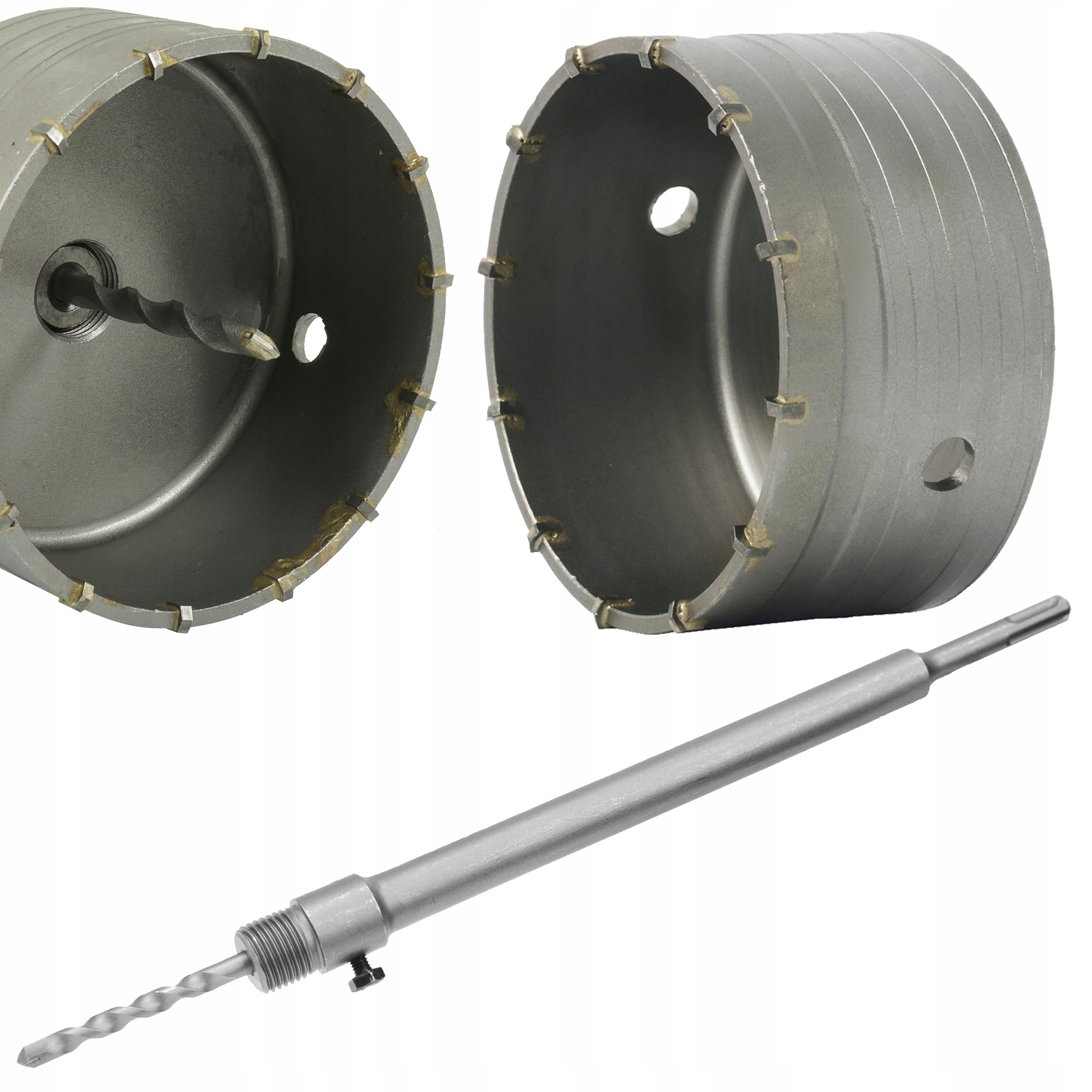 Otwornica Frez Do Betonu Muru 125 MM Przedłużka Adapter Sds Plus 800 MM