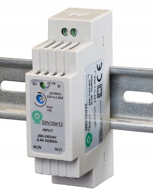 

DIN15W12 Zasilacz Na Szynę Din 12VDC/1,25A