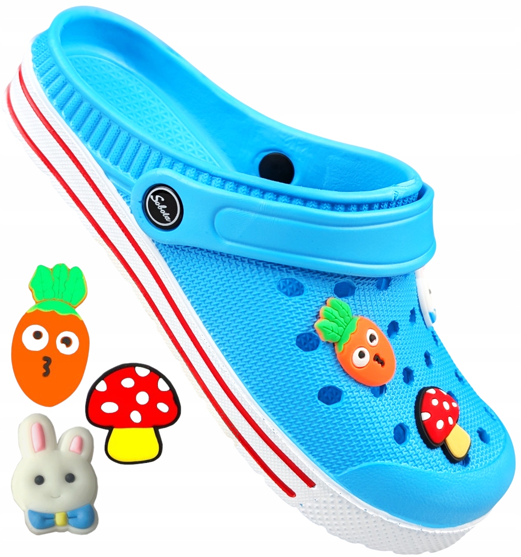 Sobota klapki dziecięce pianka lekkie wygodne basenowe chodaki