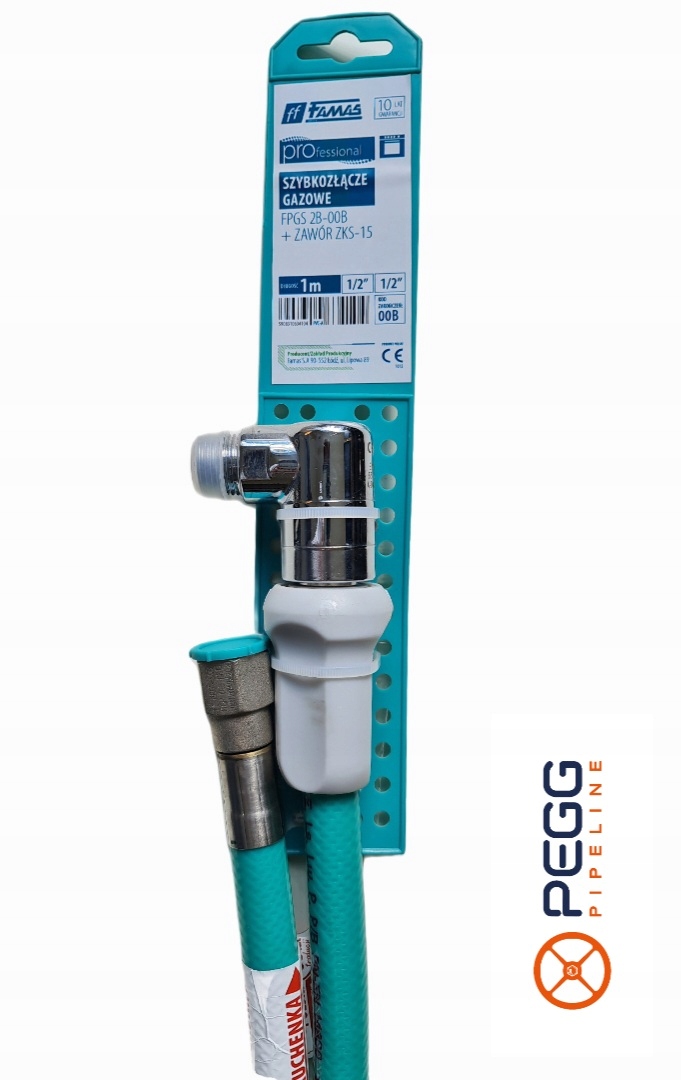 Hadice na plyn flexibilní rychlospojka sporáku 100 cm