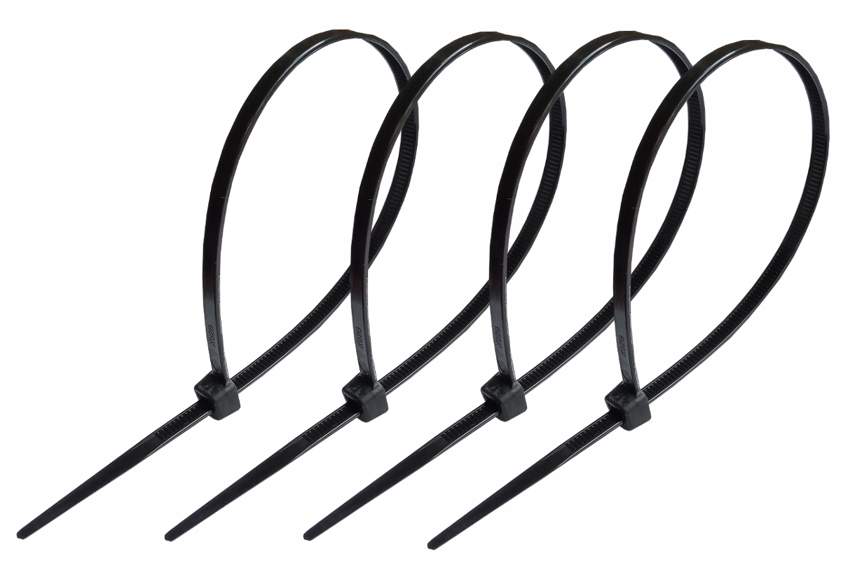 

Opaski Kablowe Czarne Nylon Uv 3.6x200 100 szt.