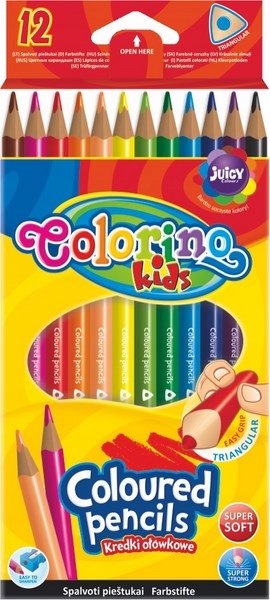 

Colorino Kredki Ołówkowe Trójkątne
