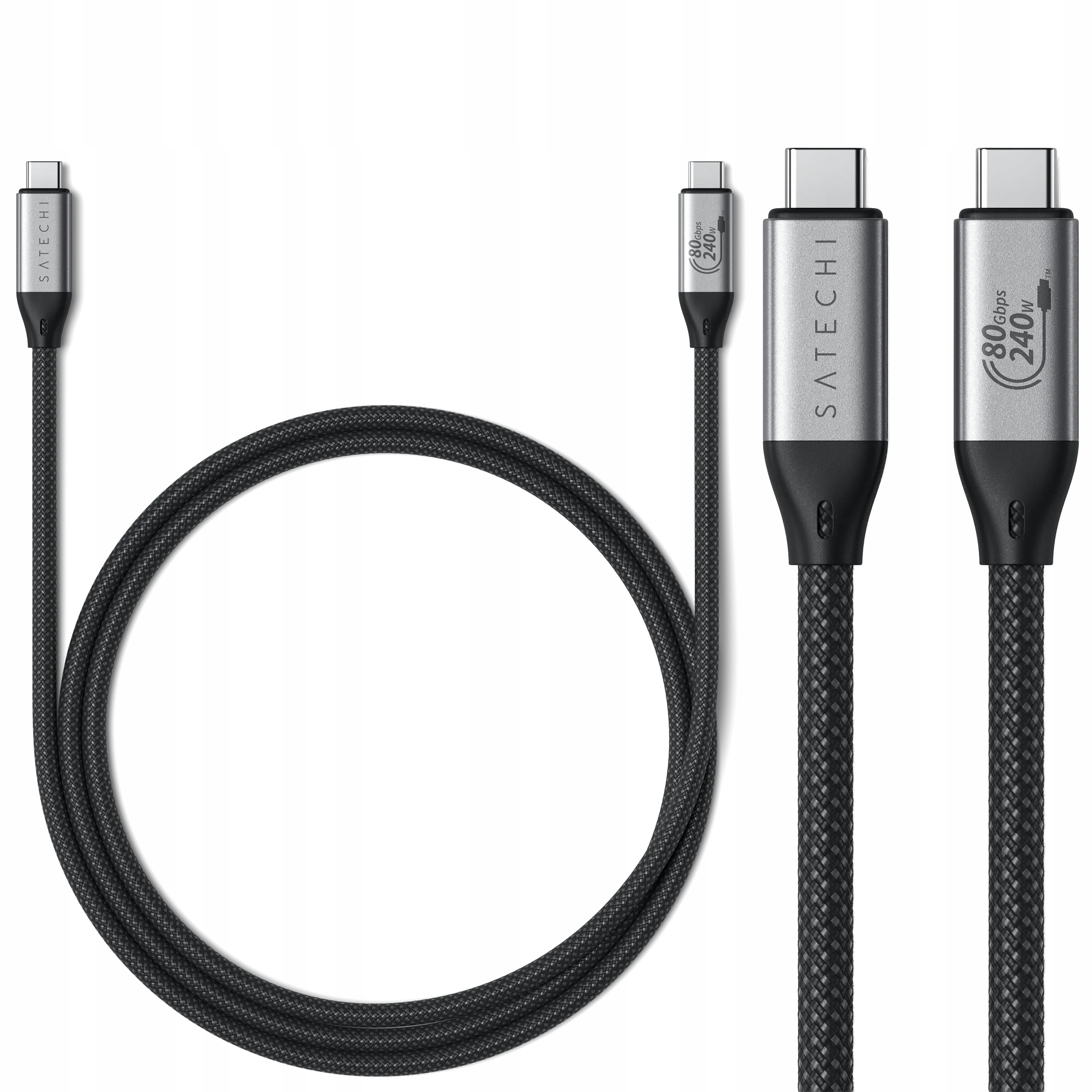 Satechi USB4 V2 Pro Kabel Usb-c na Usb-c 240W 1.2m 8K-120Hz lub 4K-144Hz