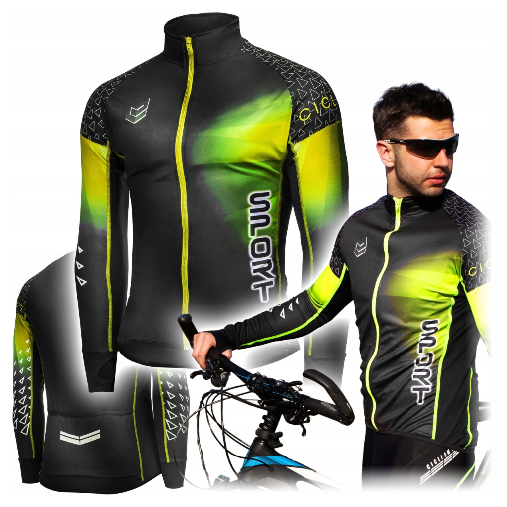 Pánské cyklistické tričko na kolo, velikost L, dámské, s dlouhým rukávem, teplé