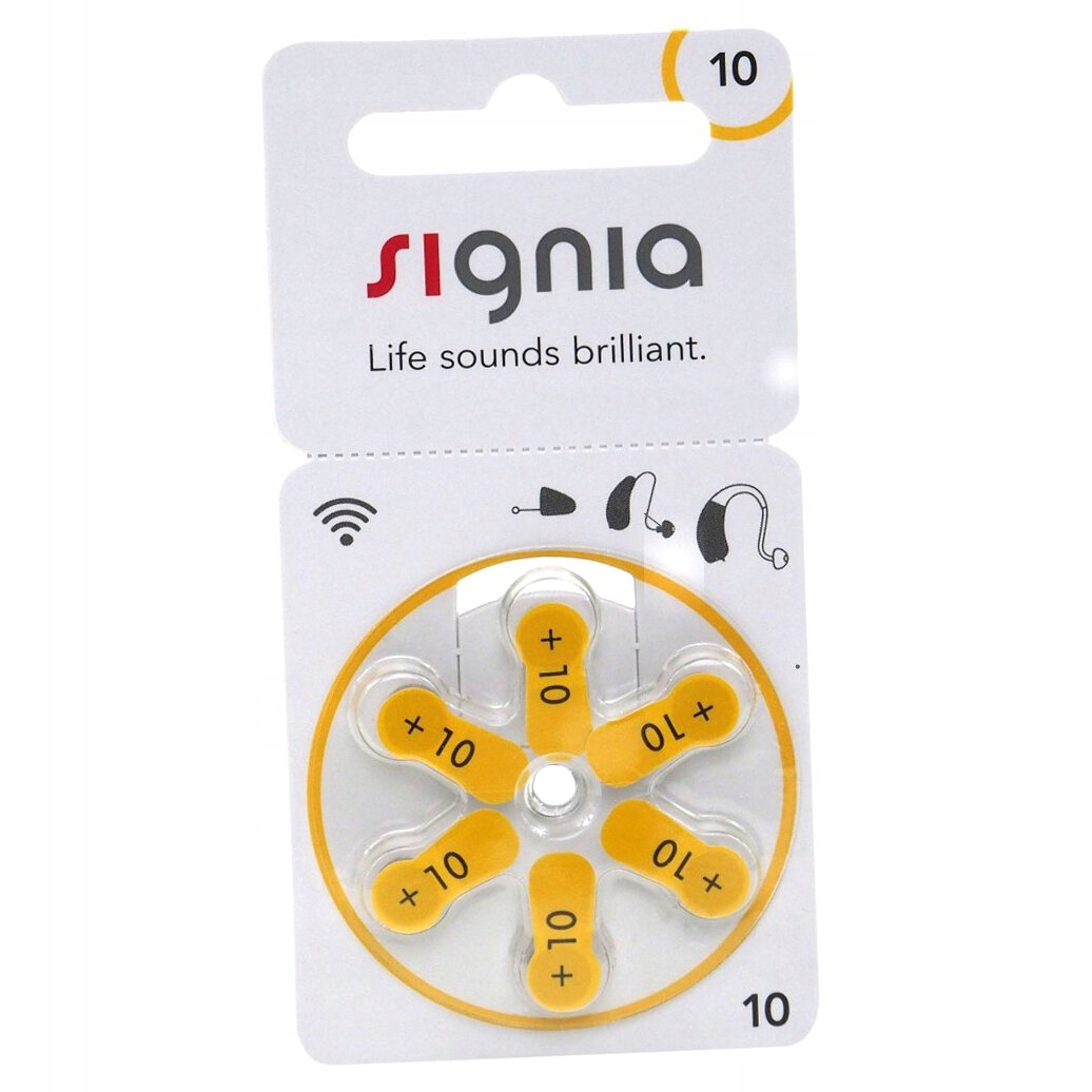 * Baterie aparatów słuchowych Siemens Signia 10 Mf