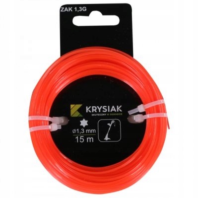 

Wytrzymała Żyłka tnąca 1,3 mm x 15m gwiazdka
