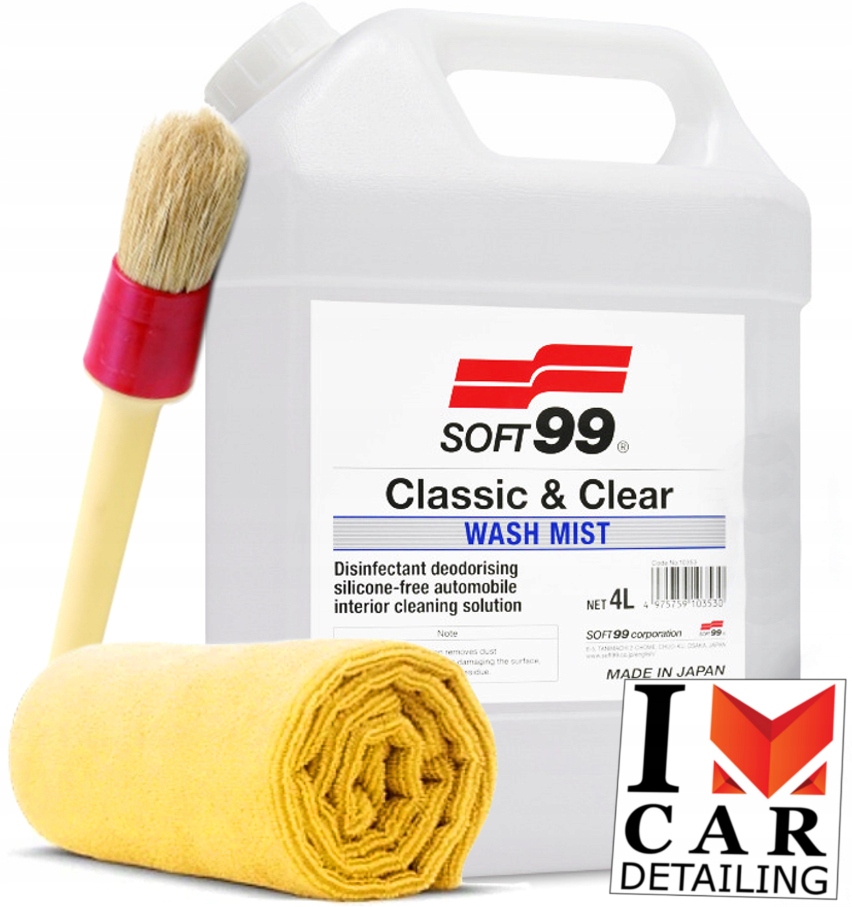 SOFT99 MIST - DO CZYSZCZENIA WNĘTRZA PLASTIKÓW 4 L