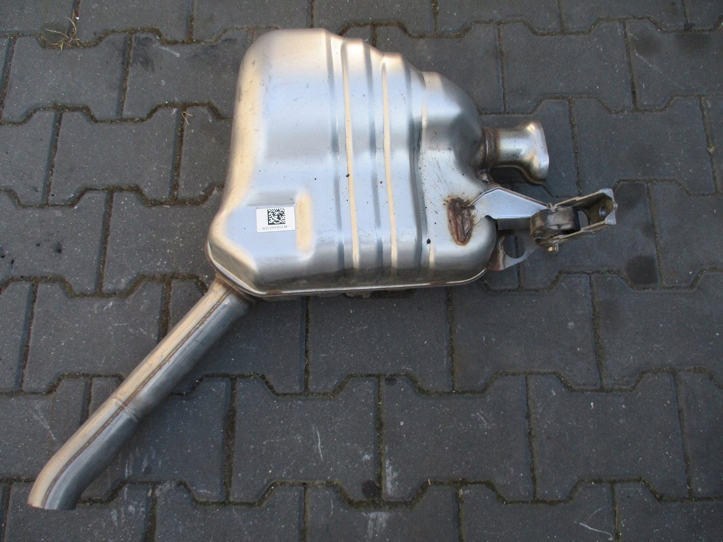 Tłumik wydech końcowy AUDI A6 4G0 4G0253612M Producent części Audi OE