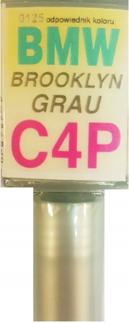 Bmw C4P Brooklyngrau Lakier Samochodowy Zaprawka Do Rys 10 ML Arasystem