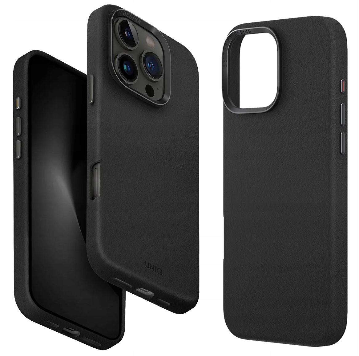 Uniq Lyden MagSafe obal Kožené pouzdro pouzdro pro iPhone 16 Pro Max