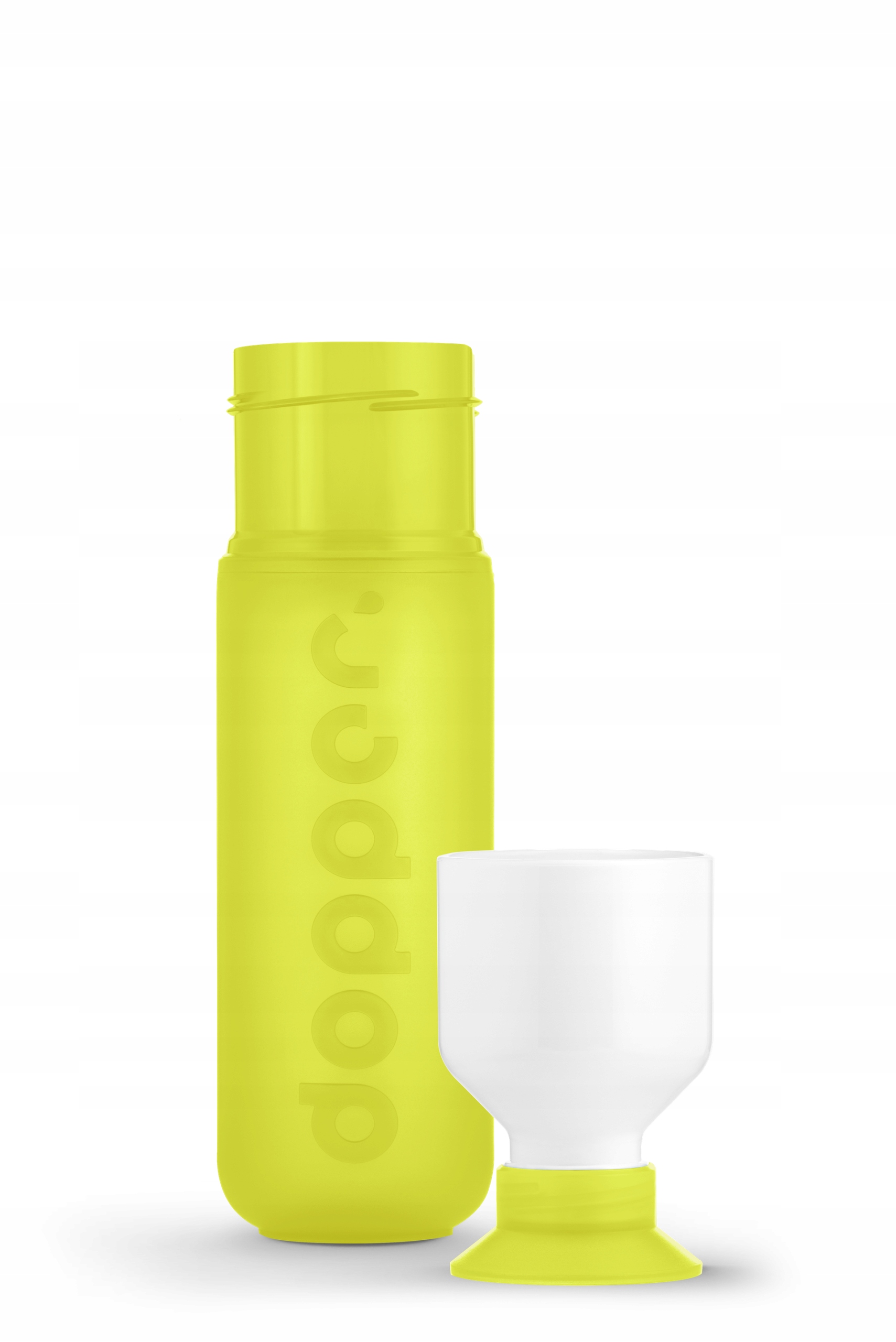 Butelka na wodę Dopper Seahorse Lime 450 ml z kubkiem Marka Dopper