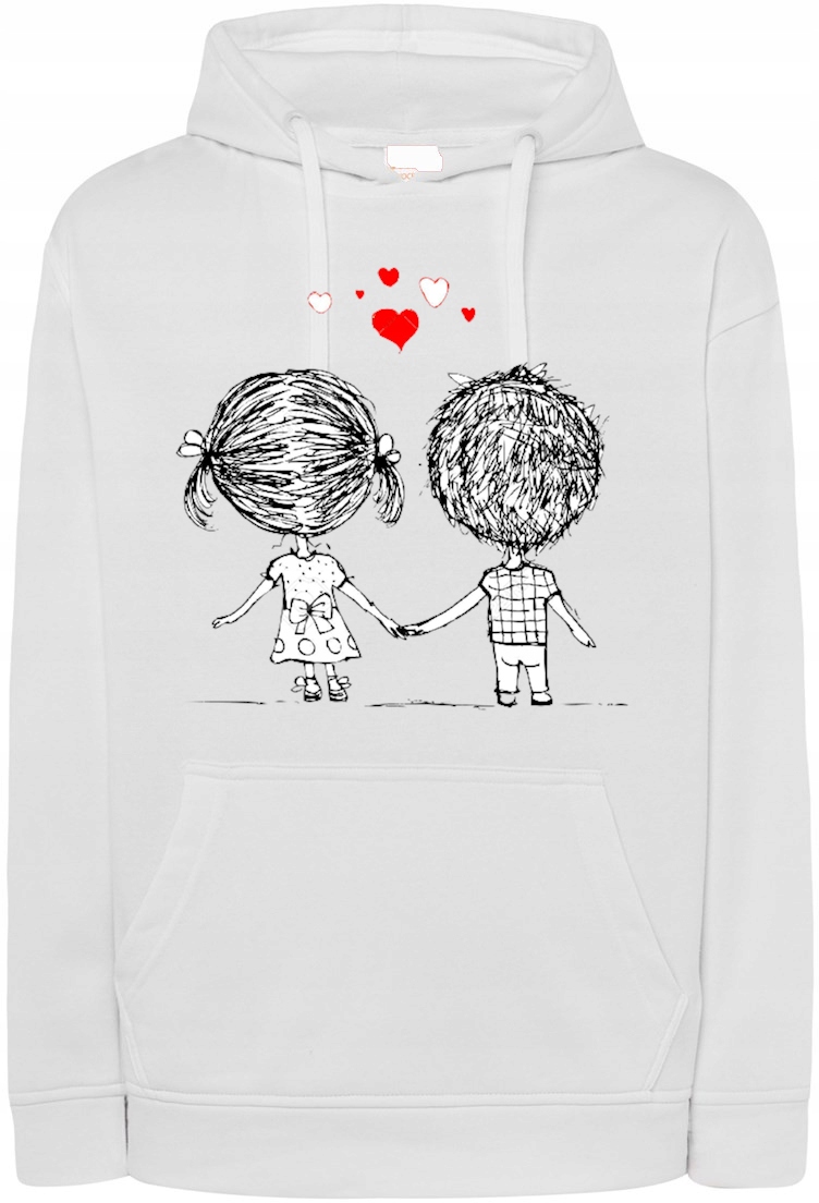 Valentýnský Dárek Mikina s potiskem Pár Láska vel. L
