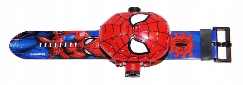 Zegarek Spiderman z projektorem LED rzutnik zdjęć Model ELEKTRONICZNY ZEGAREK DZIECIĘCY