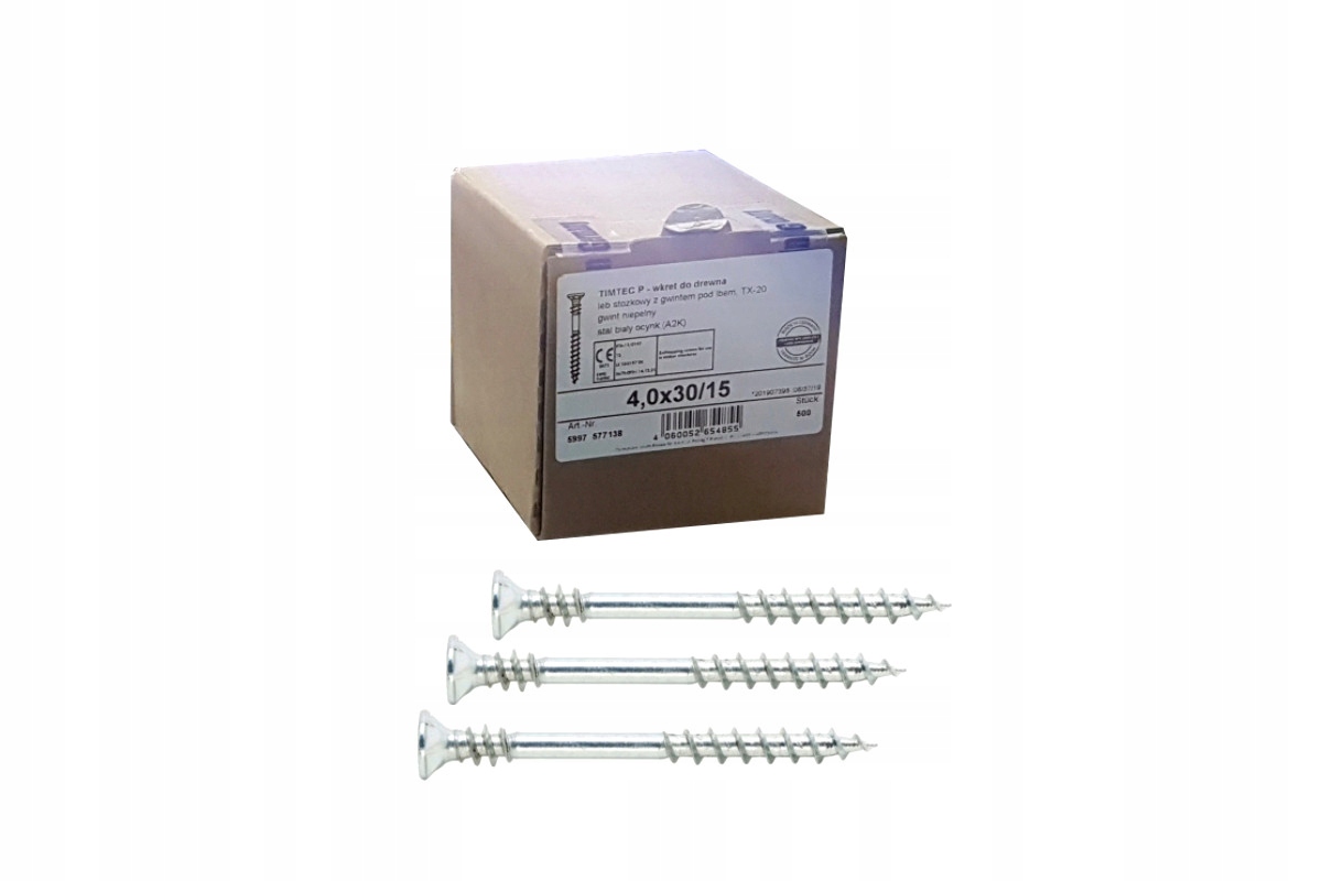 Wurth Timtec samonavíjecí šroub 4x30 500ks