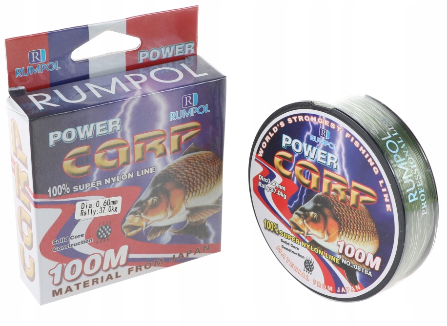 

Żyłka 100m 200m Rumpol Power 0,60mm 37kg Zbp